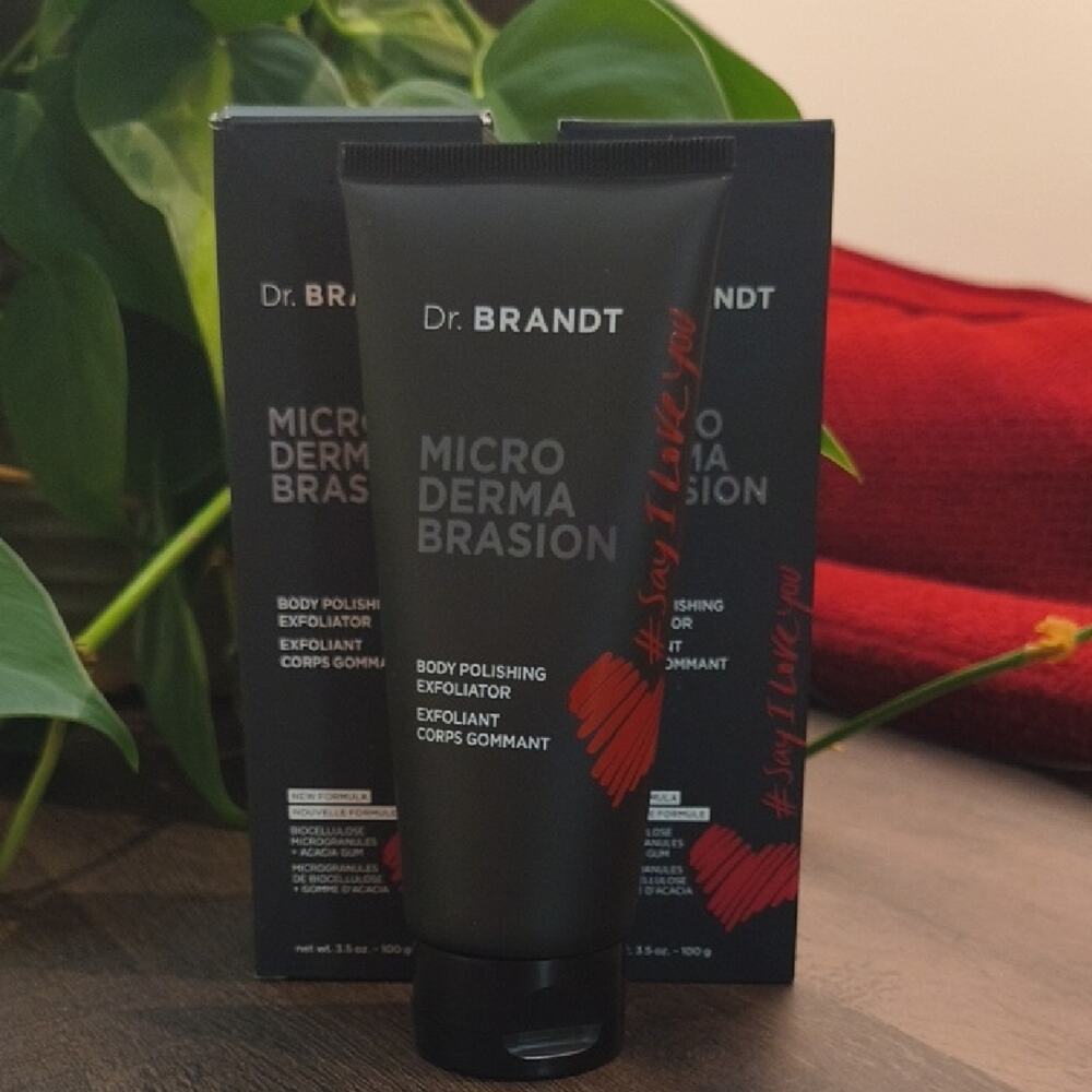 Dr. Brandt Microdermabrasion Body Exfoliator Set Of 2, 3.5 Oz Each NWT- Open Box
